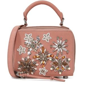 REBECCA MINKOFF box leather crossbody bag